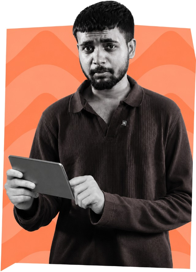 Syncpedia mentor with tablet