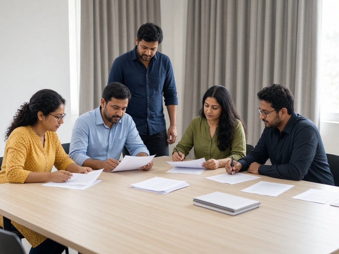 A class working through a machine learning lab