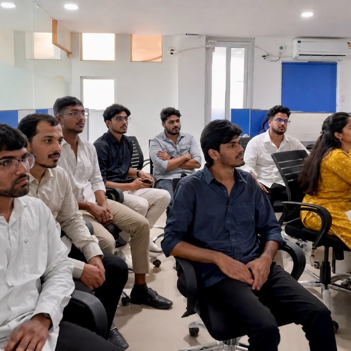 Students in CyberSync training session